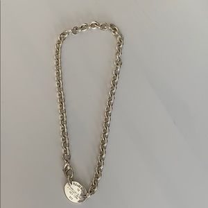 Return to Tiffany oval chocker necklace